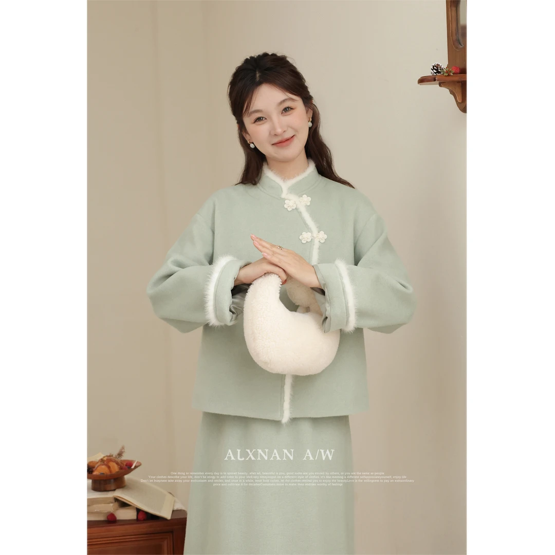 【清清】《明月清梦》新中式套装女春秋气质甜美国风设计感穿搭