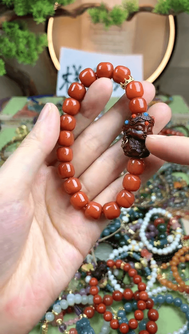 【闪购商品】玛瑙项链未镶嵌花语轩206