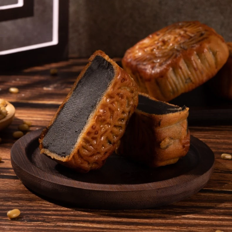 (达人)陈进晃非遗纯豆沙 蛋黄黑豆沙