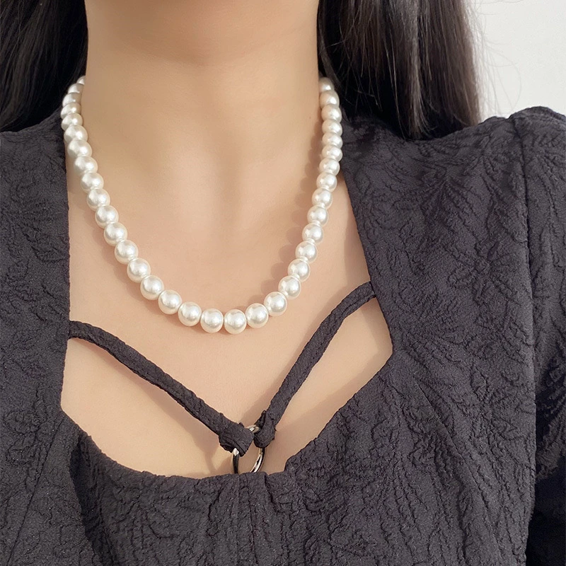 非金属仿珍珠项链 【青霍价最后三天】03-26复古10mm