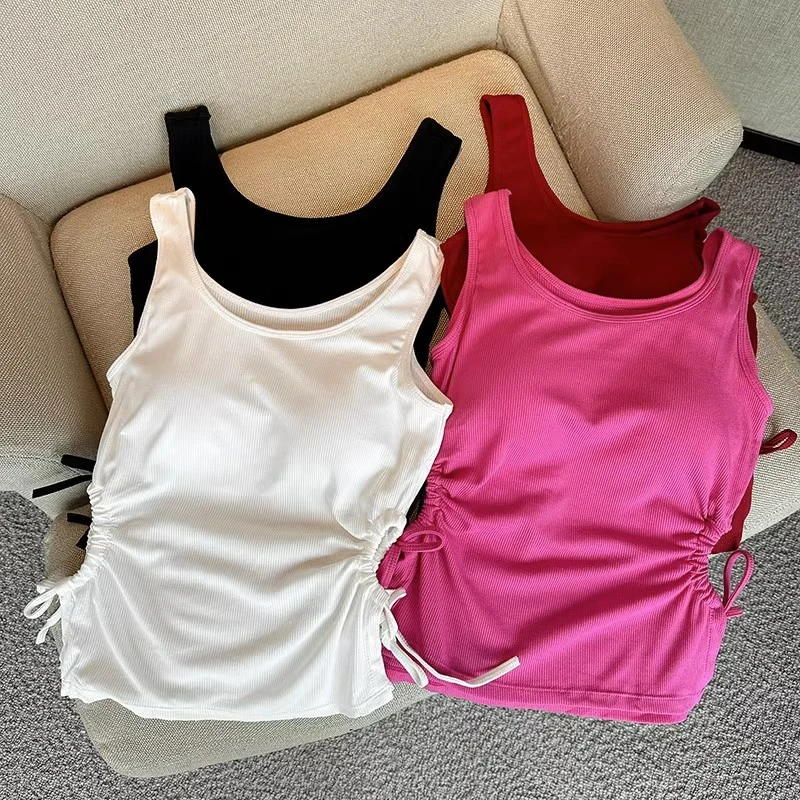 【须备注编码再下单】No退No换！辣妹背心带胸垫小吊带外穿内搭美背