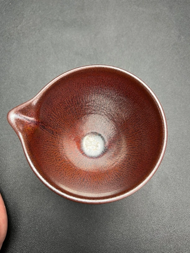 建盏 铁锈红 公道杯 分茶器