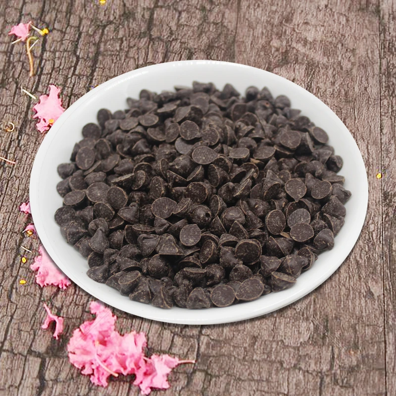 法芙娜黑巧力豆耐烤耐高温可可入炉豆%0%0%%烘焙原料笋0g