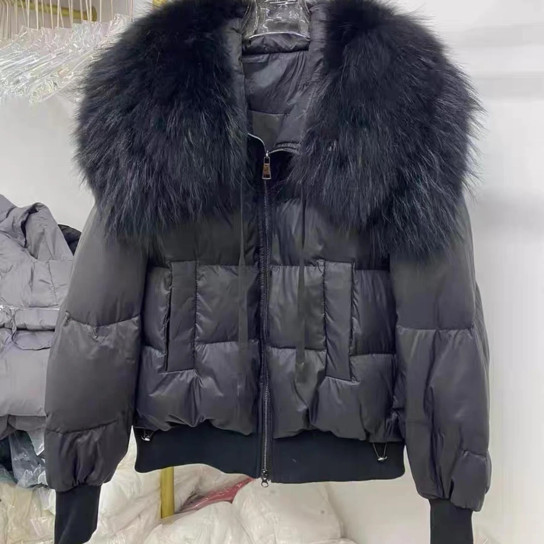 【羽绒服】冬季保暖加厚款宽松羽绒外套女装2209[SPC]J