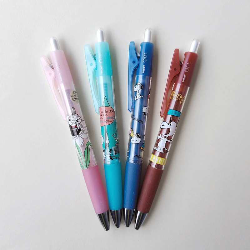 日本百乐pilot新款史努比姆明亚美限定opt系列中油笔0.5mm