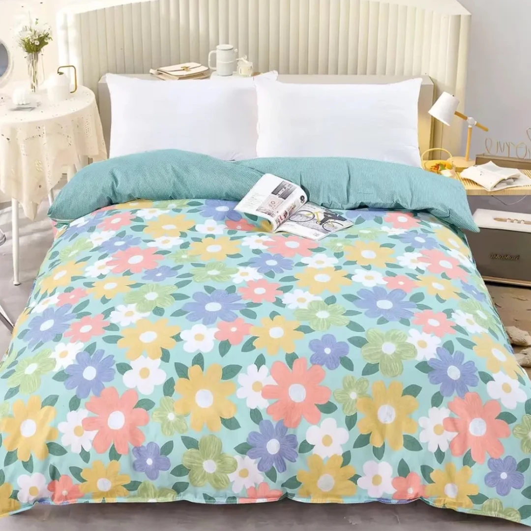 【单人被套】150cm*200cm纯棉斜纹被罩 皮肤柔软舒适 四季可用