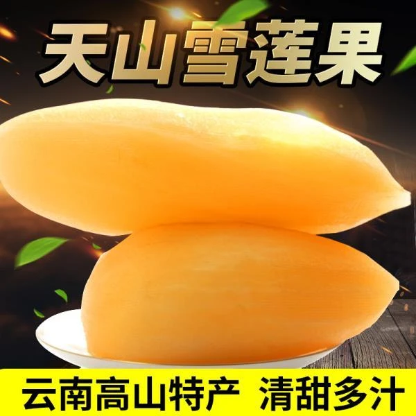【现挖】云南正宗红心天山雪莲果1-10斤新鲜水果应季一整箱脆爽清