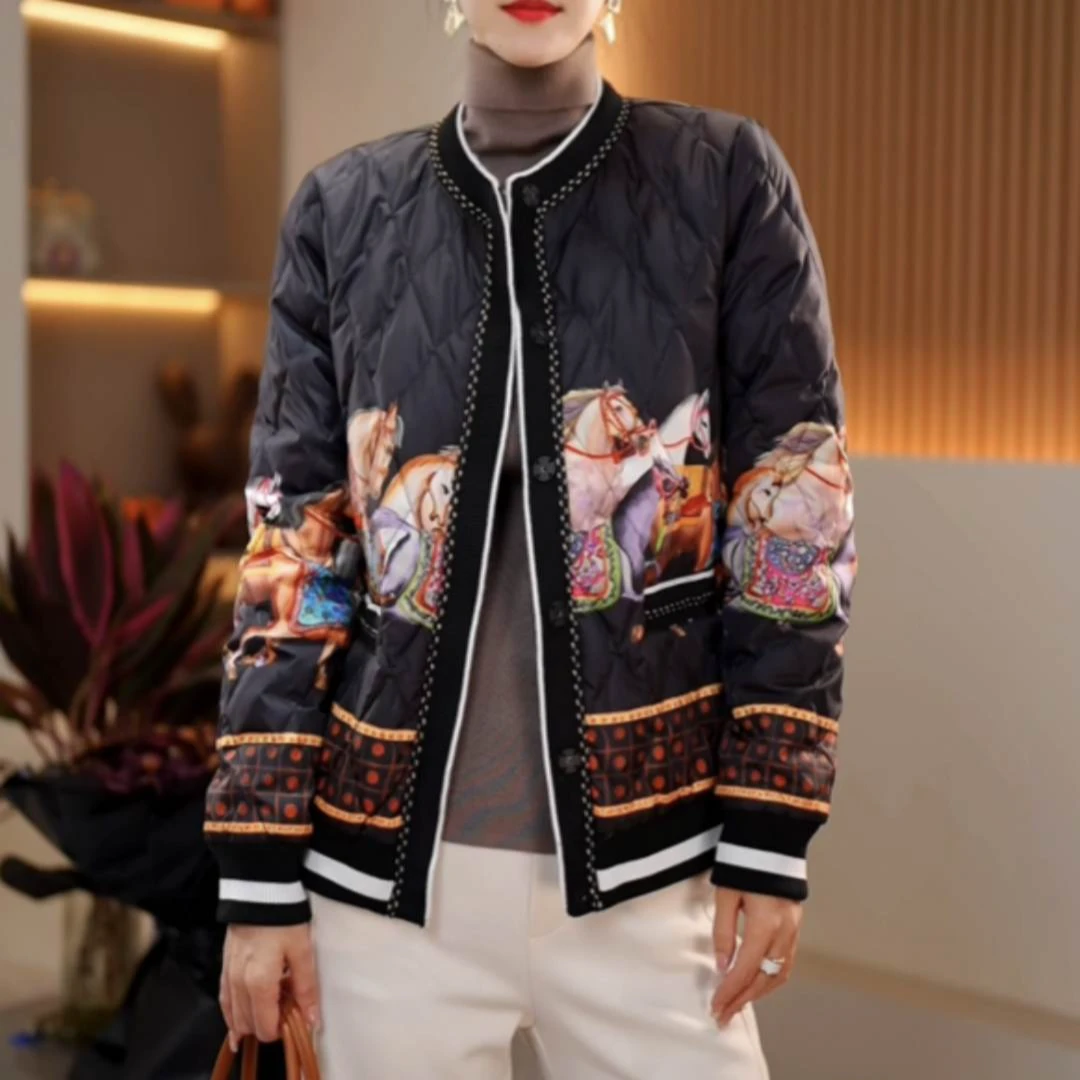 2025新品时尚百搭女士休闲显瘦保暖常规款羽绒服-1108五店