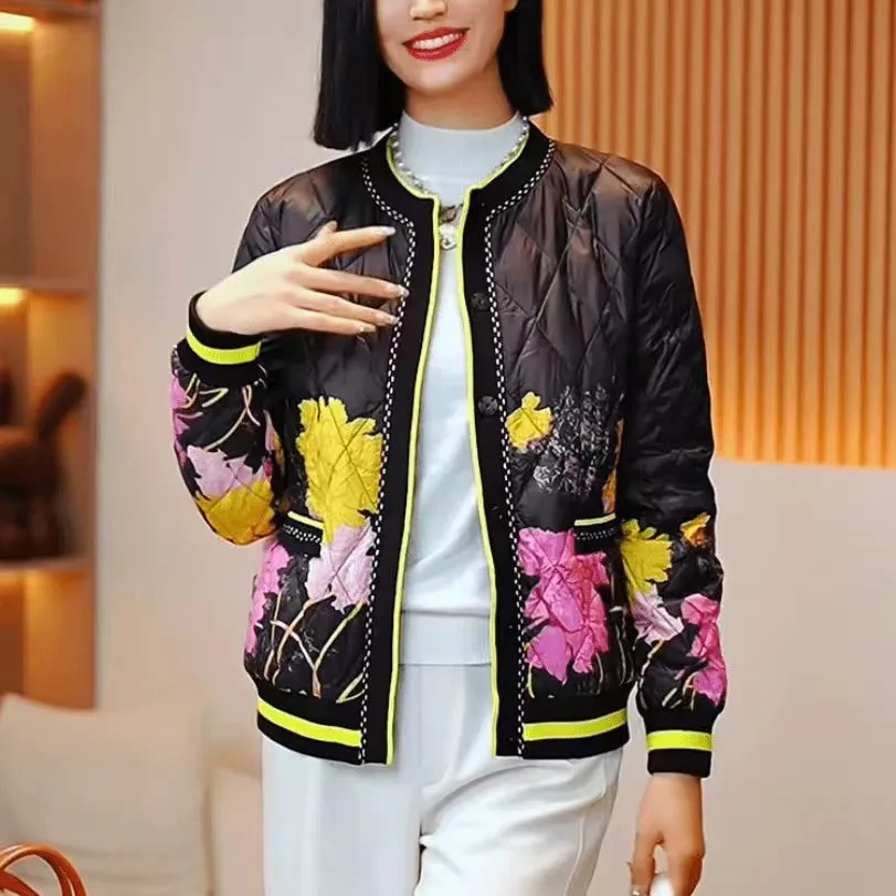 【星耀服饰】新品时尚百搭女士高级休闲显瘦保暖短款羽绒服-1108