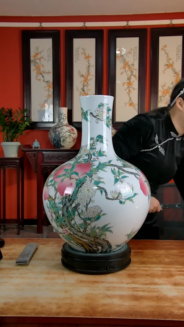 【闪购商品】摆件景德镇陶瓷摆件瓶1