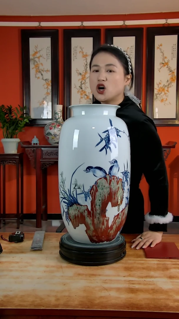 【闪购商品】摆件景德镇陶瓷摆件瓶1