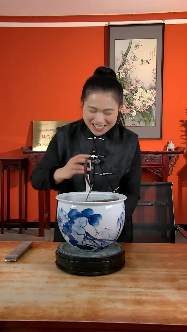 【闪购商品】摆件景德镇陶瓷摆件瓶1
