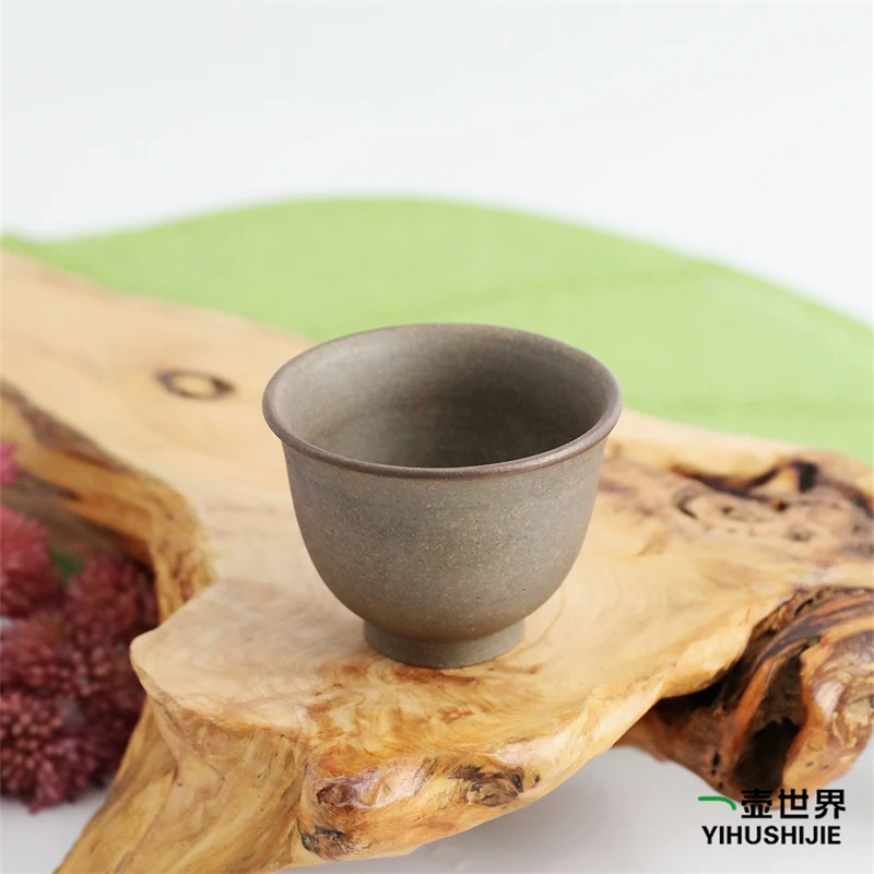 常滑烧汤吞 青峰 3303单杯 50ml 纯手工日式陶茶杯茶具现货