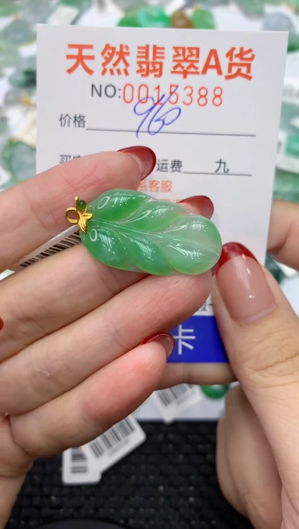 【闪购商品】翡翠颈饰18K金镶嵌111111111
