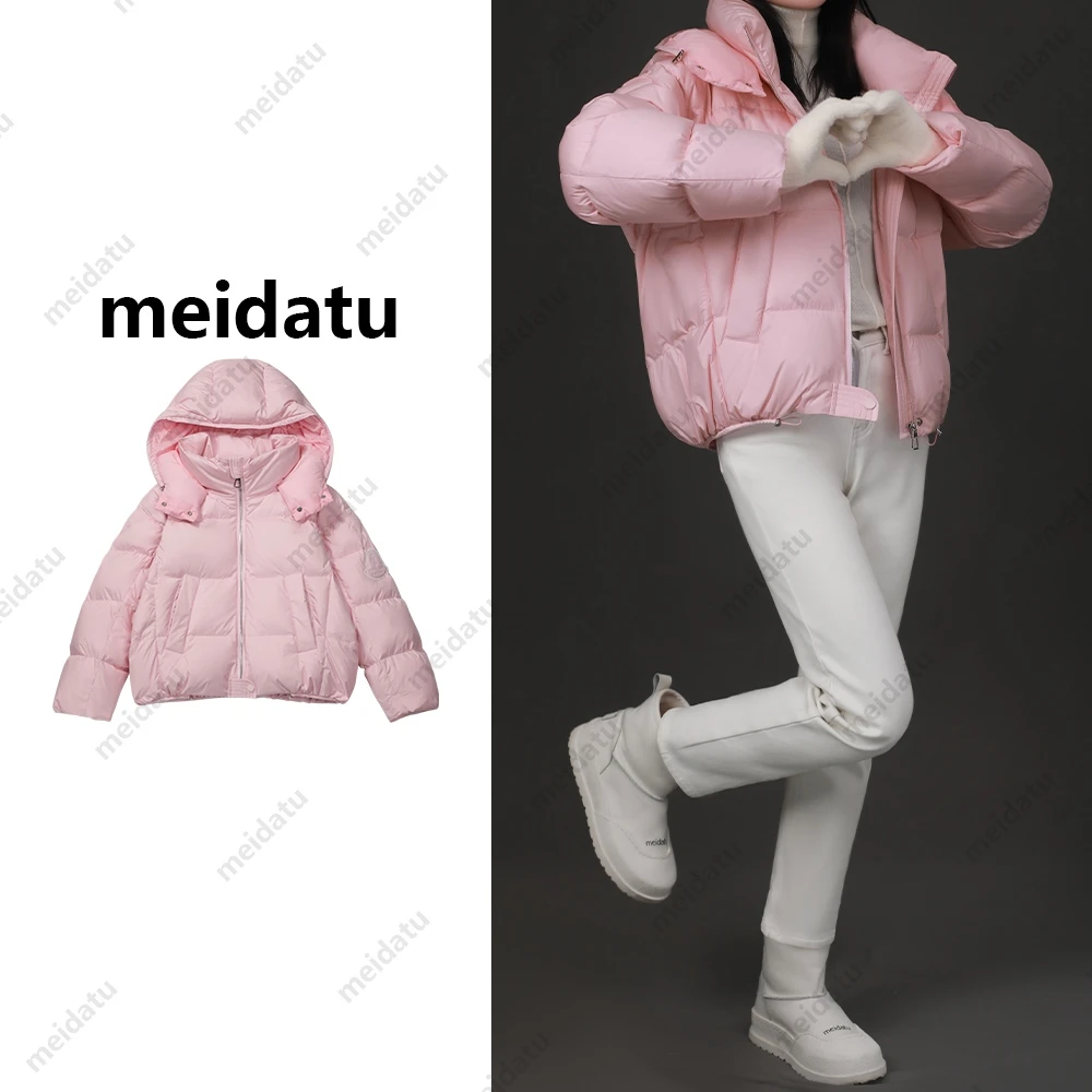 【泡芙面包】（ad711）连帽羽绒服