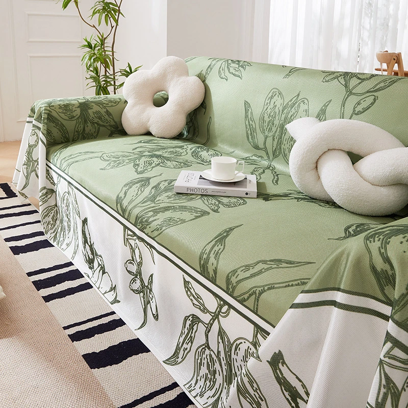 冰丝沙发垫夏季凉席坐垫子防滑沙发套网红夏天凉垫座垫冷感盖布巾