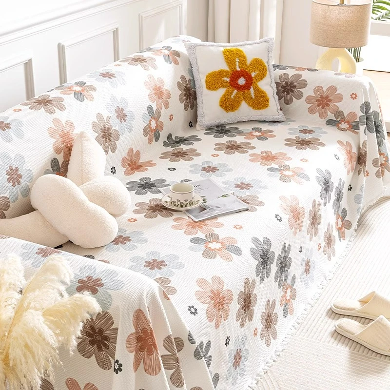 沙发盖巾防猫抓简约四季通用全包万能机洗沙发套罩盖布沙发巾网红