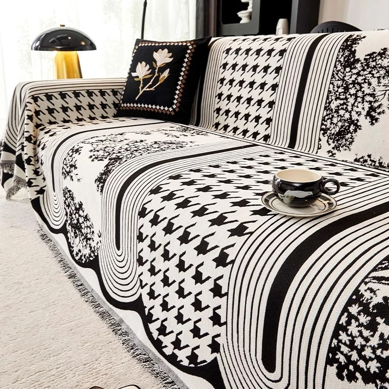 洱峰防猫抓雪尼尔沙发盖布巾四季通用型保护套罩2024新款全包万能