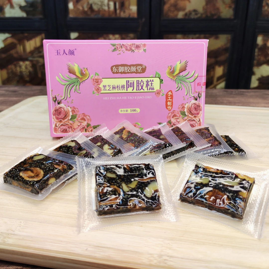 【山东特产】正宗山东驴皮阿胶糕10片装*1盒