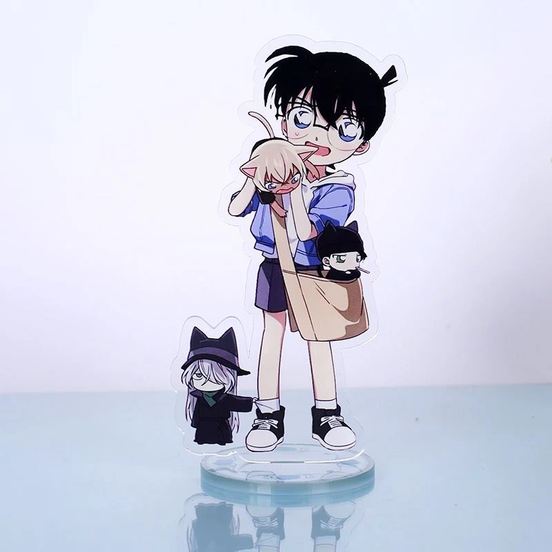 柯南基德手办亚克力动漫立牌柯南周边工藤新一小兰可爱摆件