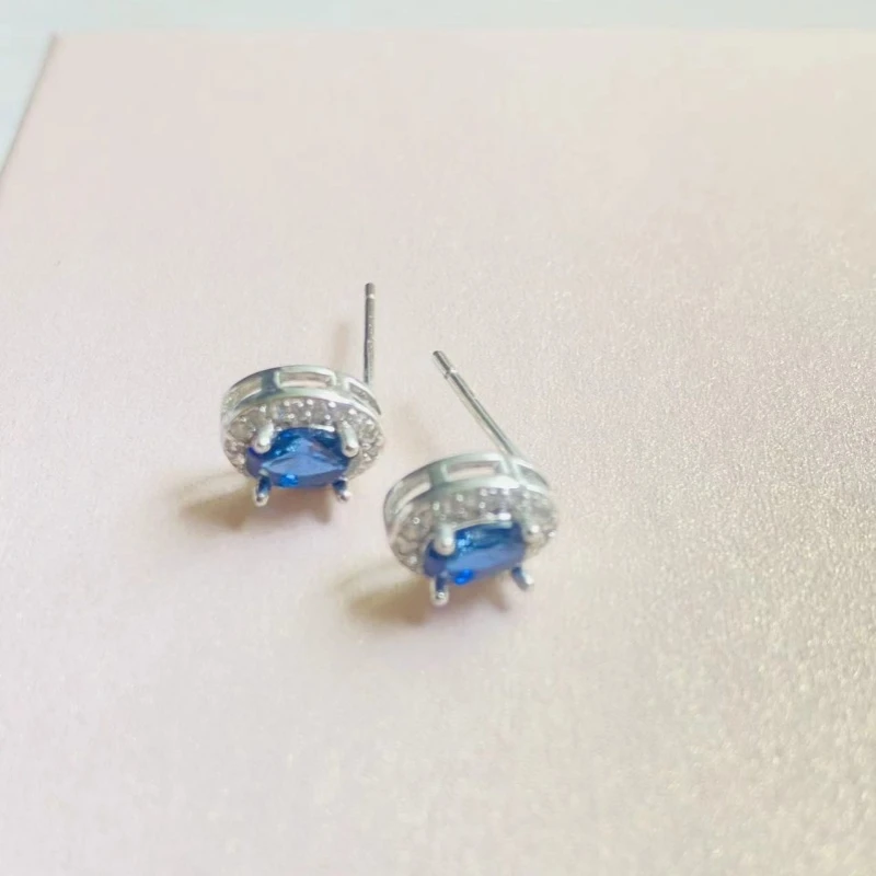 AS-276蓝宝石耳饰