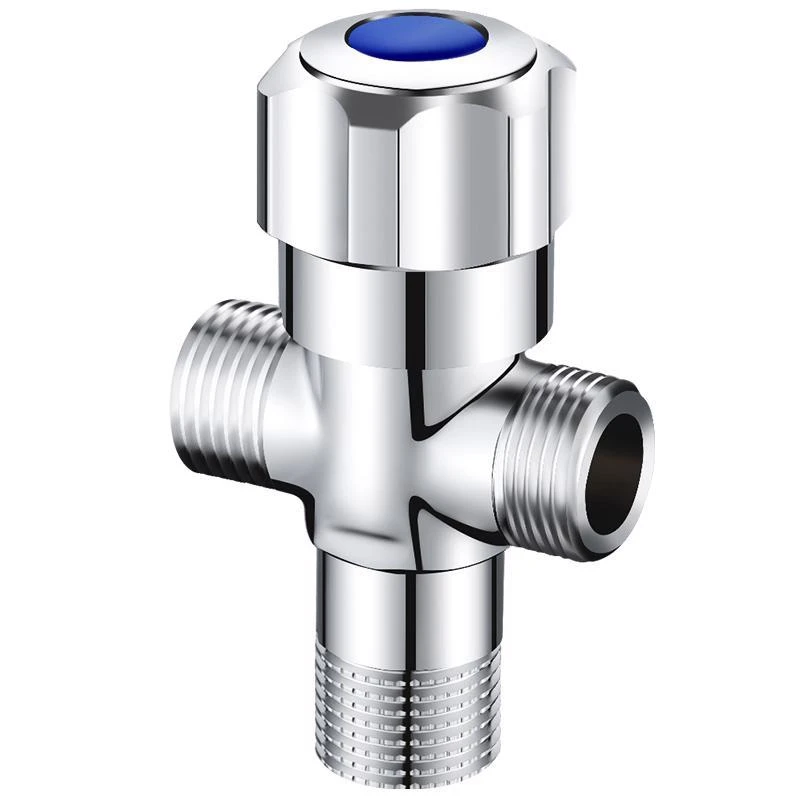 三角阀一进二出三通冷热热水器马桶一分二双出水两头洗衣机接头 6