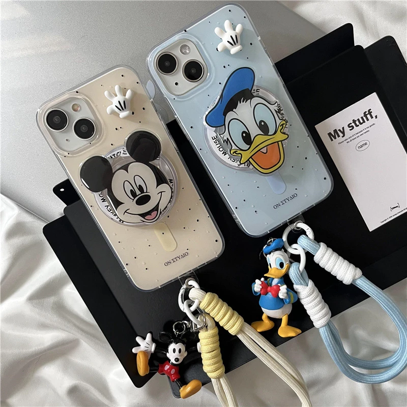 情侣全包泼墨防摔适用iPhone15promax苹果14挂件手机壳保护套/