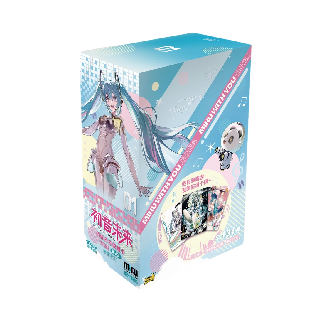 拆盒【初音未来】卡游第三弹收藏卡-美好初见包系列-未来有你