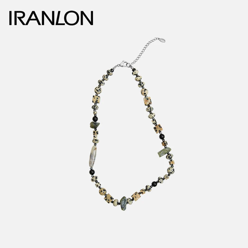 IRANLON 钛钢项链 【朱元冰同款】自然论随行斑点项链个性设计感