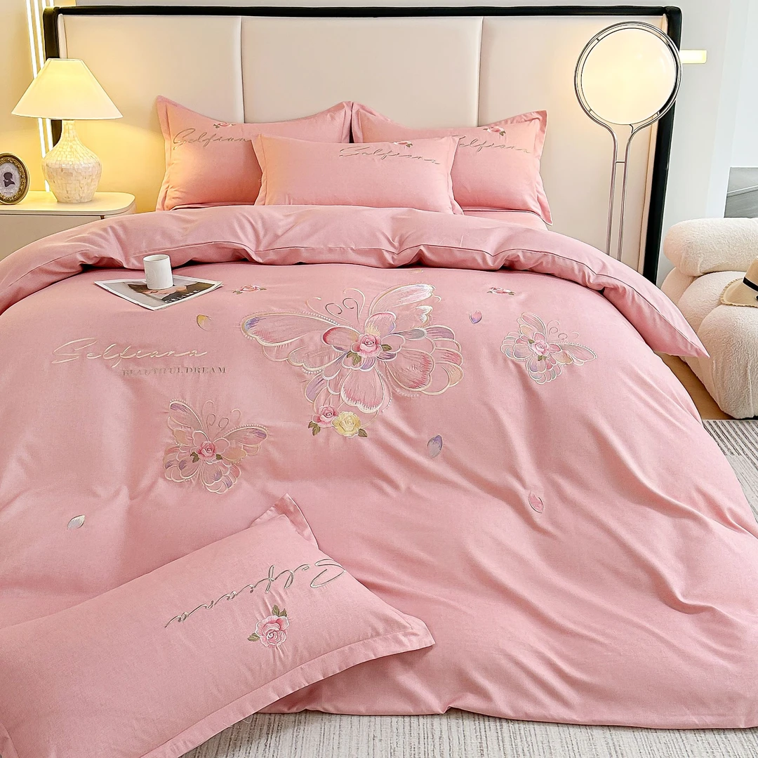 秋冬新款加厚高端刺绣套件-光遇-绣花四件套