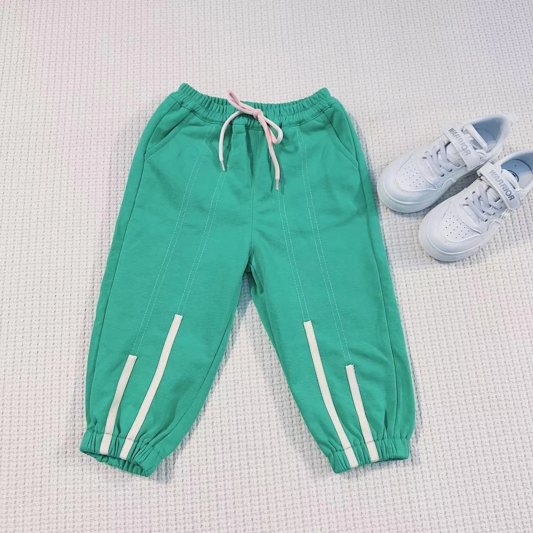 003K都儿童卫裤绿色