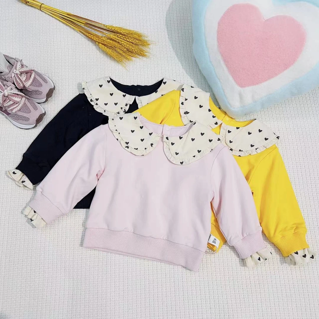 【笨蛋熊2周年店庆】W676米薄点领卫衣黑色合并