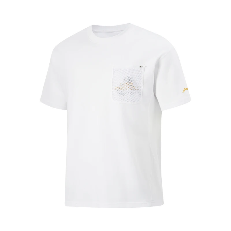 《直播》LI-NING/李宁篮球系列男子夏季运动休闲宽松舒适T恤AHSU607