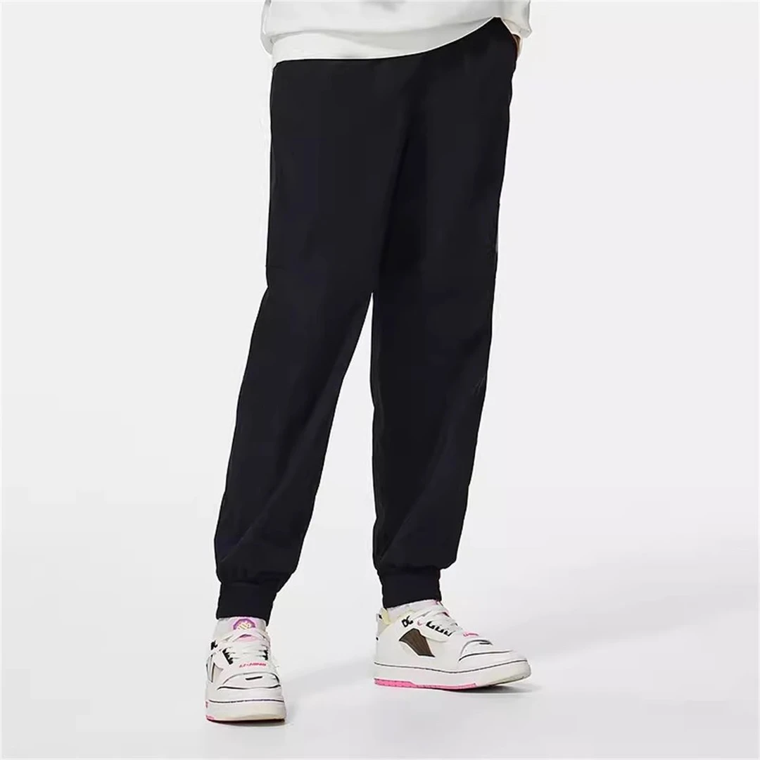 (直播）李宁春季梭织运动裤时尚舒适宽松运动休闲裤女款AKXS414