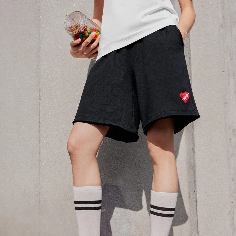 （直播）李宁新款女子时尚潮流百搭休闲宽松舒适运动短卫裤 AKSU626