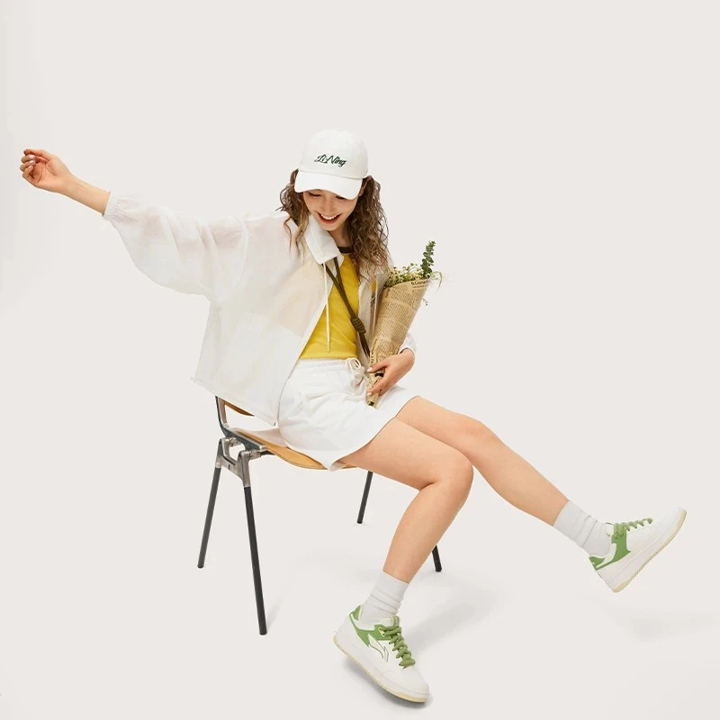 （直播）中国李宁文化女子百搭宽松休闲时尚速干凉爽短卫裤AKSU320