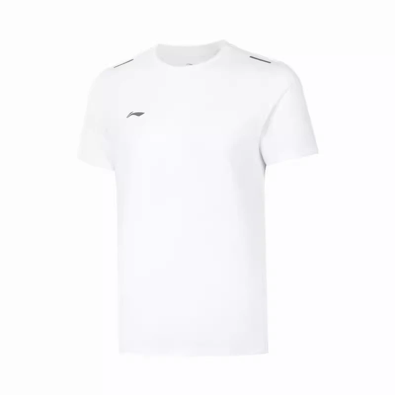 (直播）李宁春季男子跑步圆领短袖休闲简约透气运动T恤 ATSU551