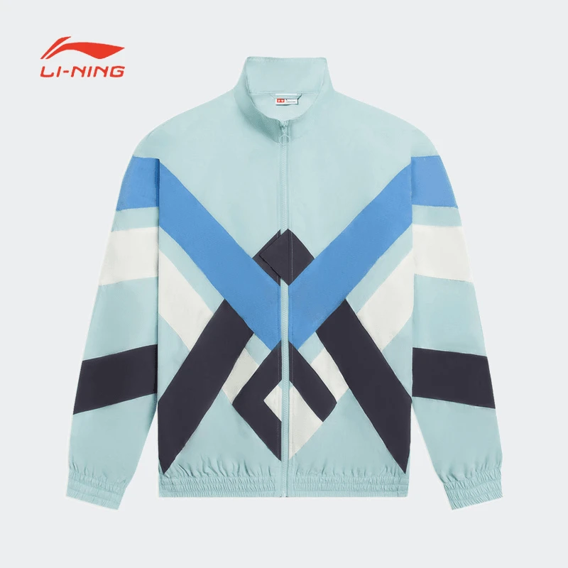 LI-NING/李宁秋季运动系列外套潮流宽松立领长袖风衣男款AFDSB39