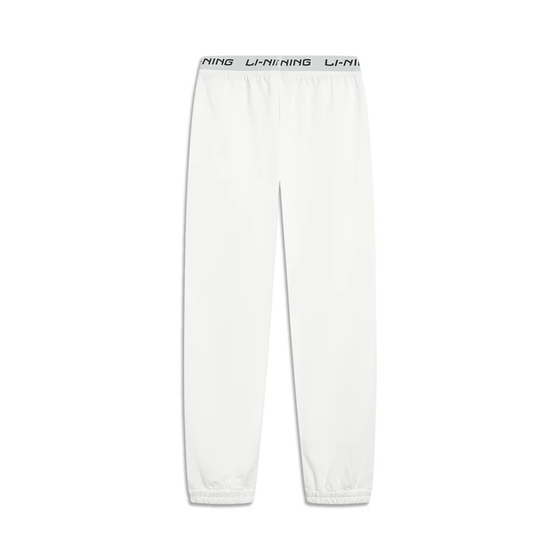 (直播）李宁夏季运动生活系列纯色LOGO经典简约休闲裤女款AKLT198