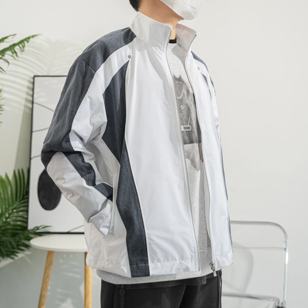 B品以直播展示为主-李宁外套风衣男士新款开衫长袖运动服AFDU017