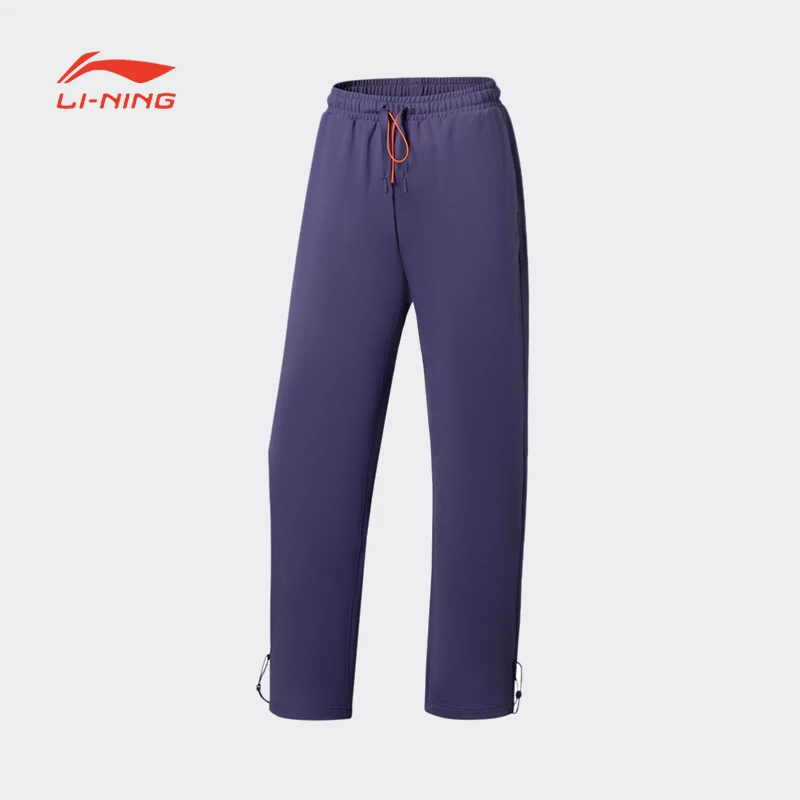 LI-NING/李宁秋季跑训系列运动裤透气舒适束脚休闲裤女款AKLS936