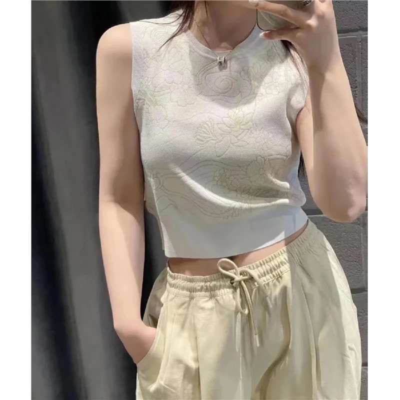 中国李宁背心女士2023春季新款运动休闲编织衫坎肩背心AMVT002