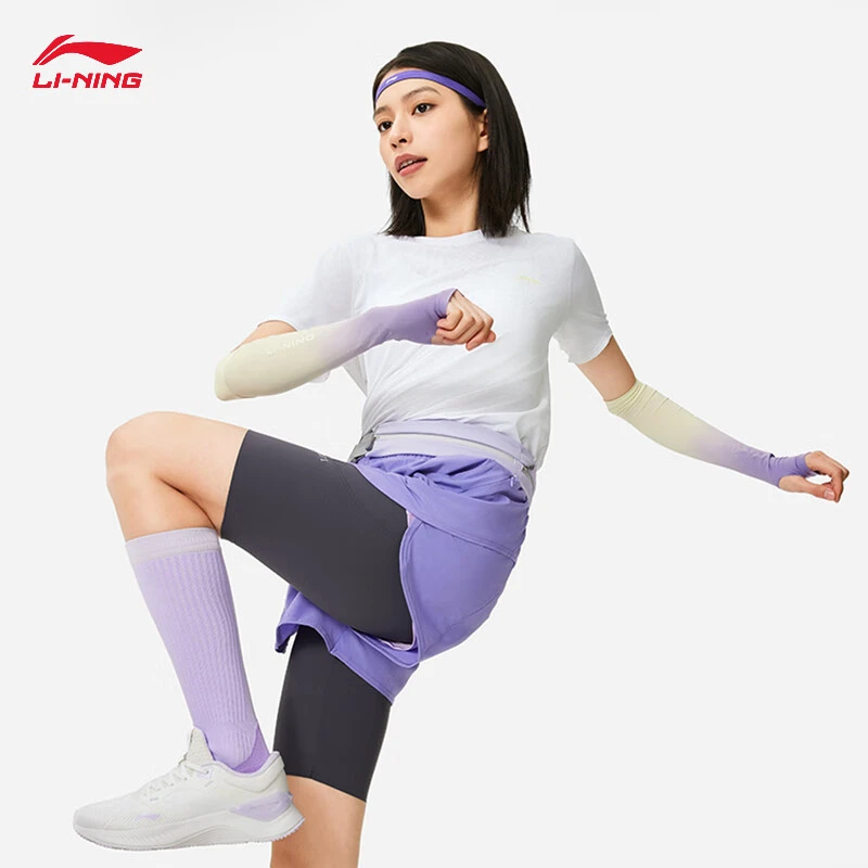 <直播>李宁短袖跑步T恤女士夏季新款速干透气运动短袖女ATSU060