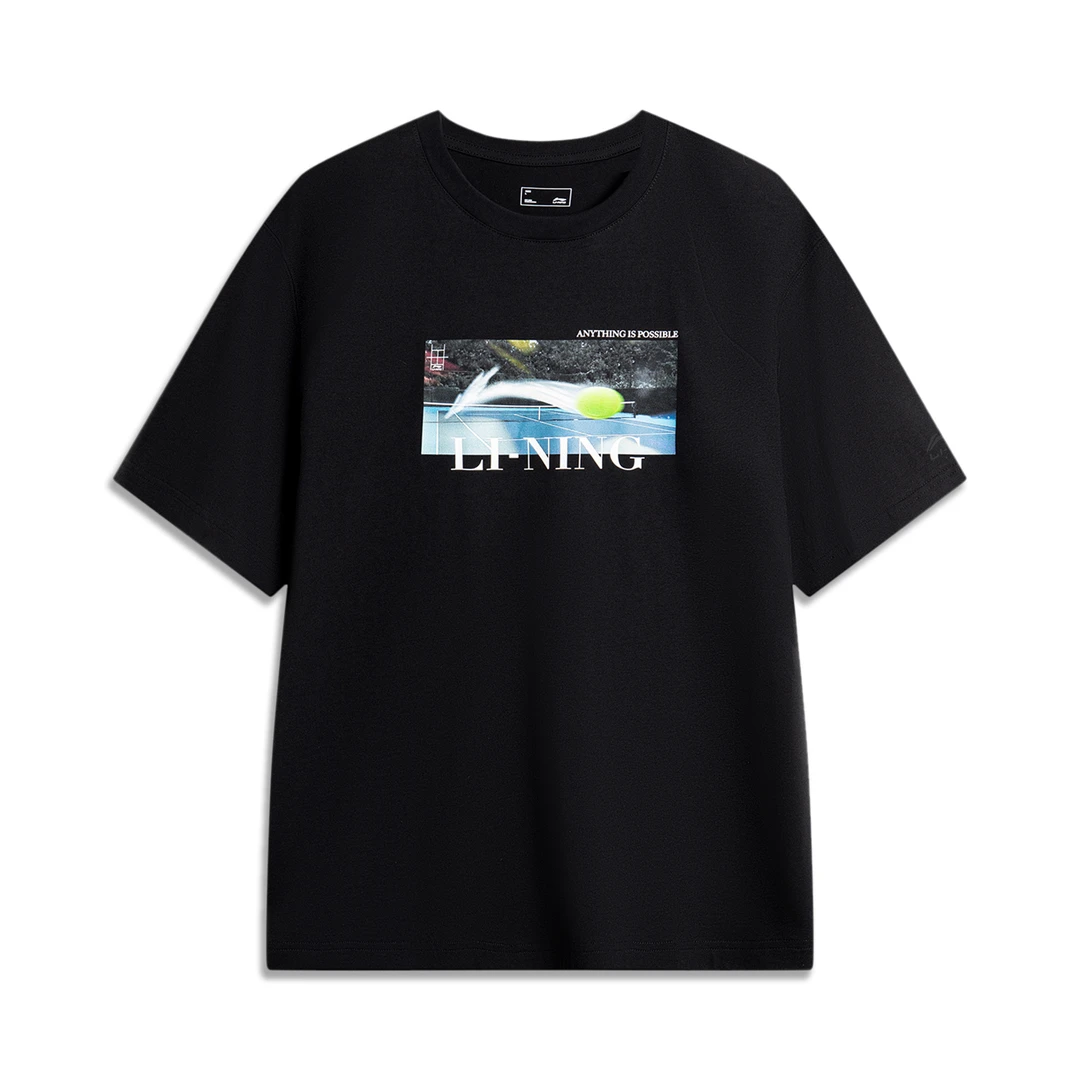《直播》李宁男子文化衫2024年夏季新款运动系列休闲短袖T恤AHSU629