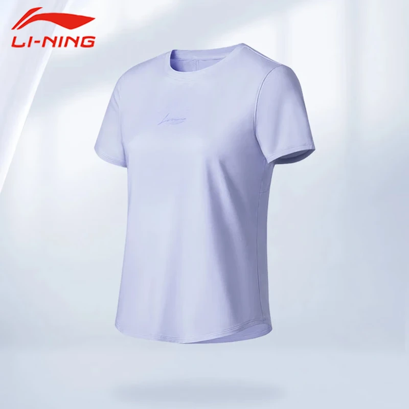 (直播）李宁夏季健身系列 T恤户外透气速干休闲短袖女款ATST230
