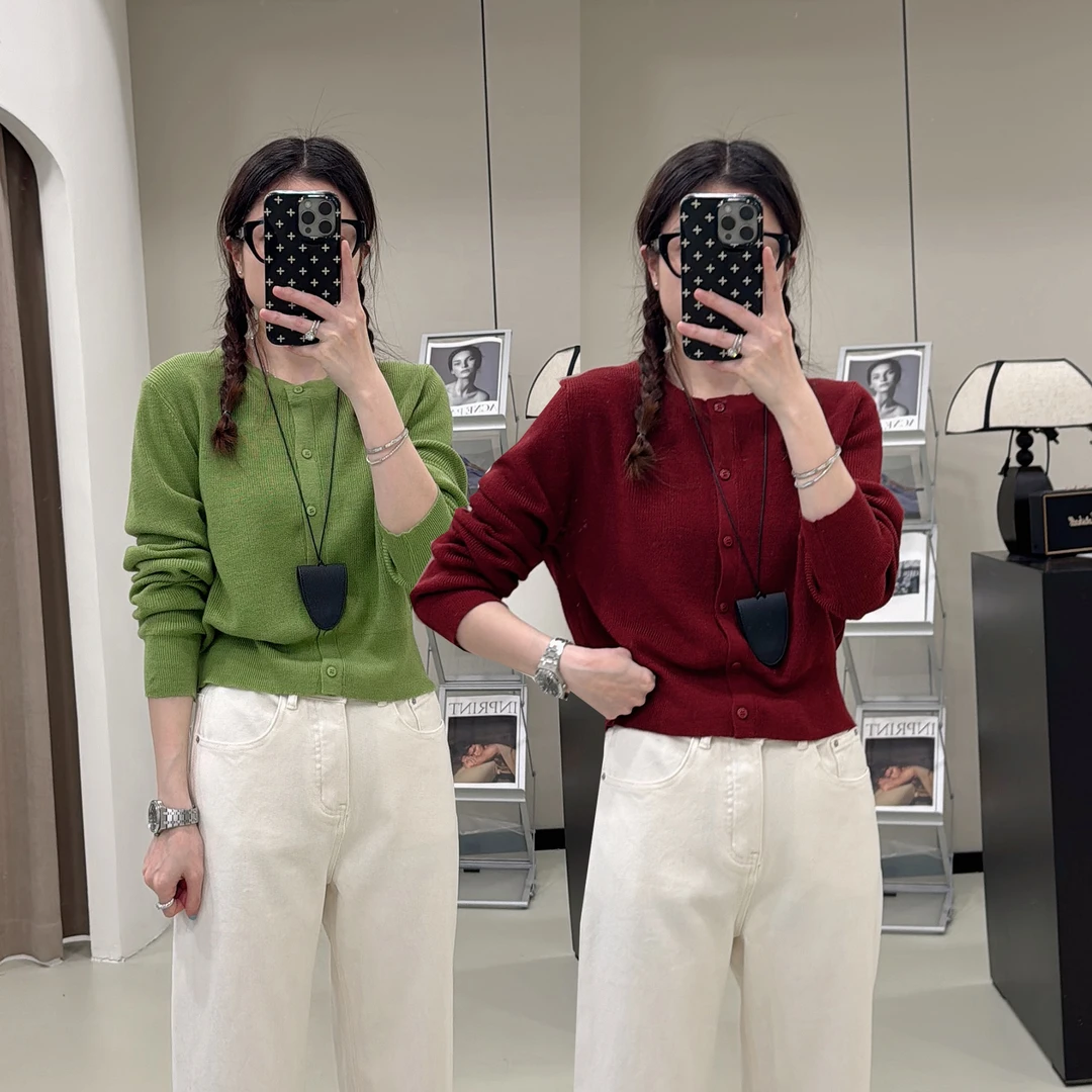 【ZMMY严选私服】早秋温柔百搭休闲修身针织开衫4091003