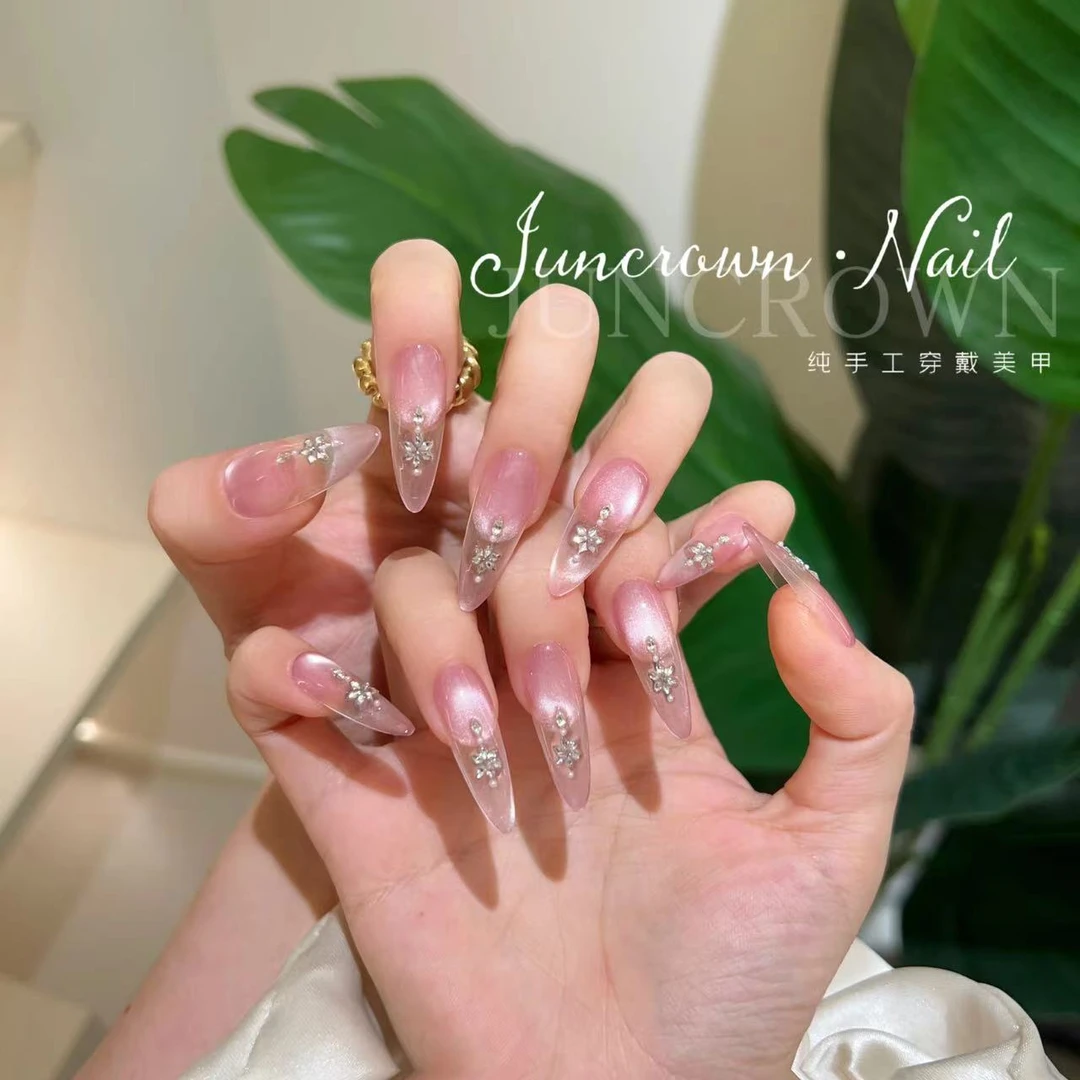 【指尖月光】纯手工定制拆卸穿戴甲240809-51