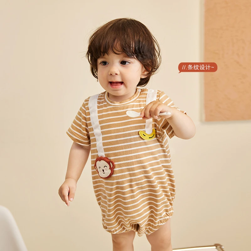 1-68小O爸婴童【福利专场】夏季可爱超萌哈衣连体衣外穿服 NYX34394