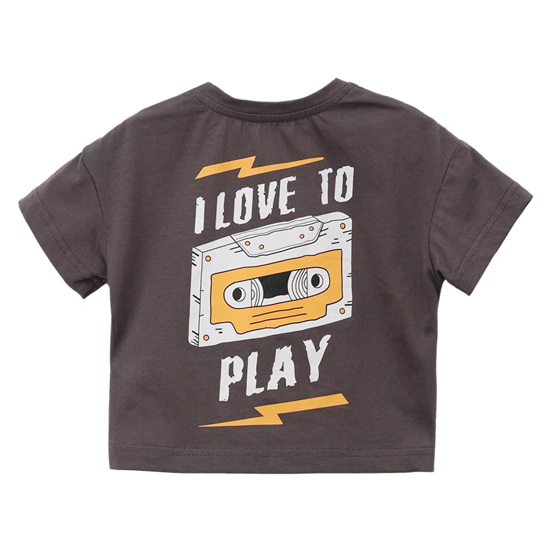 1小O爸男婴童【夏季福利】复古男童短袖舒适童装T恤NLX329155