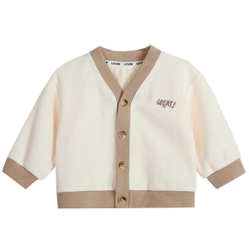 小o爸婴童【福利专场】针织休闲撞色百搭开衫外套NYQ34464